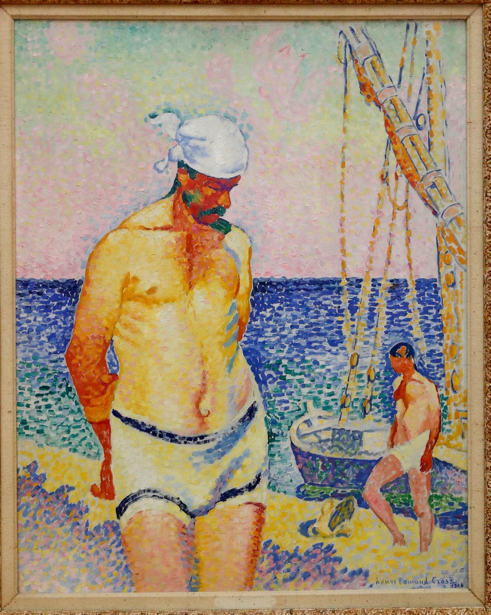 Le Lesteur, 1908 od Henri Edmond Cross