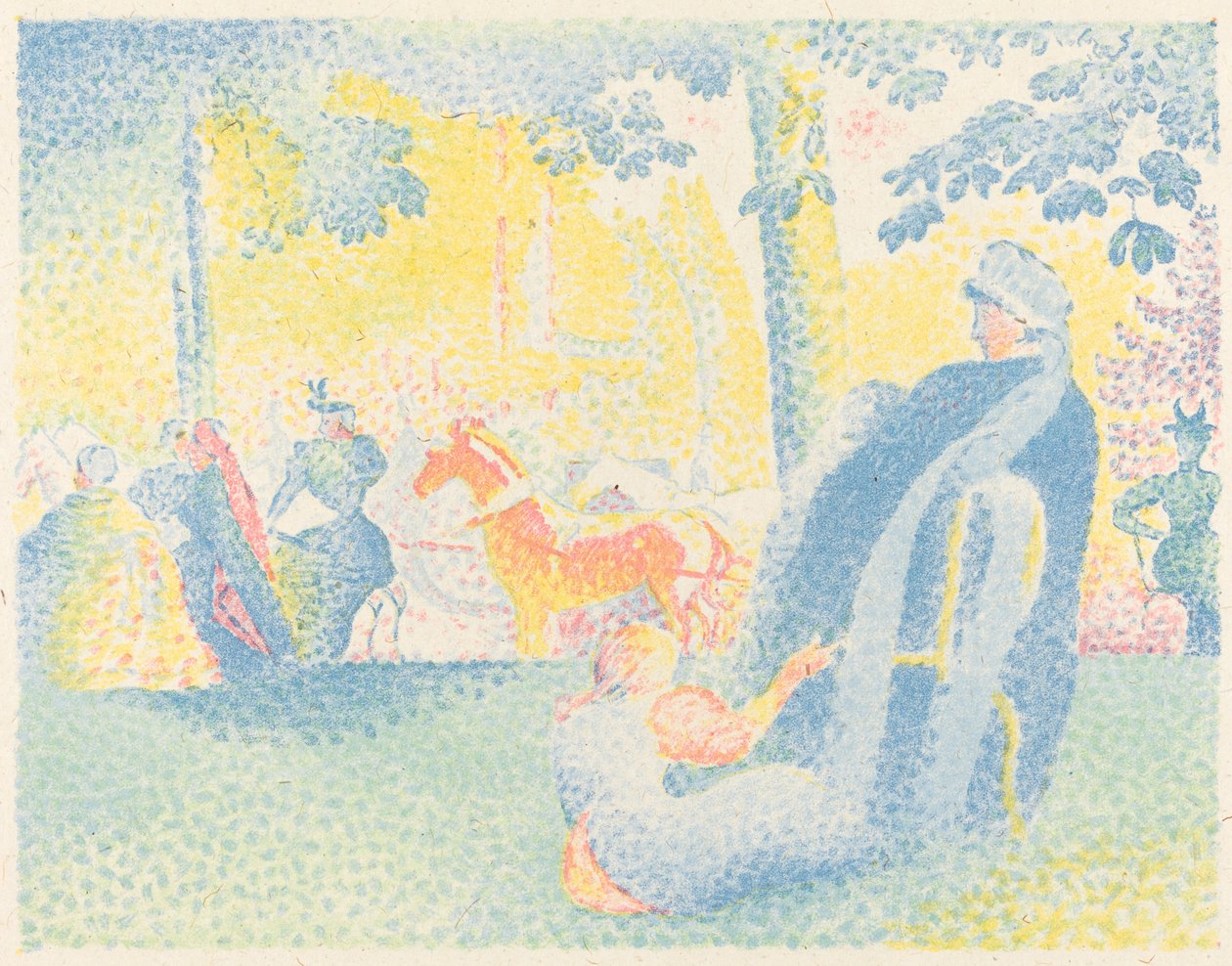Champs-Elysées od Henri Edmond Cross