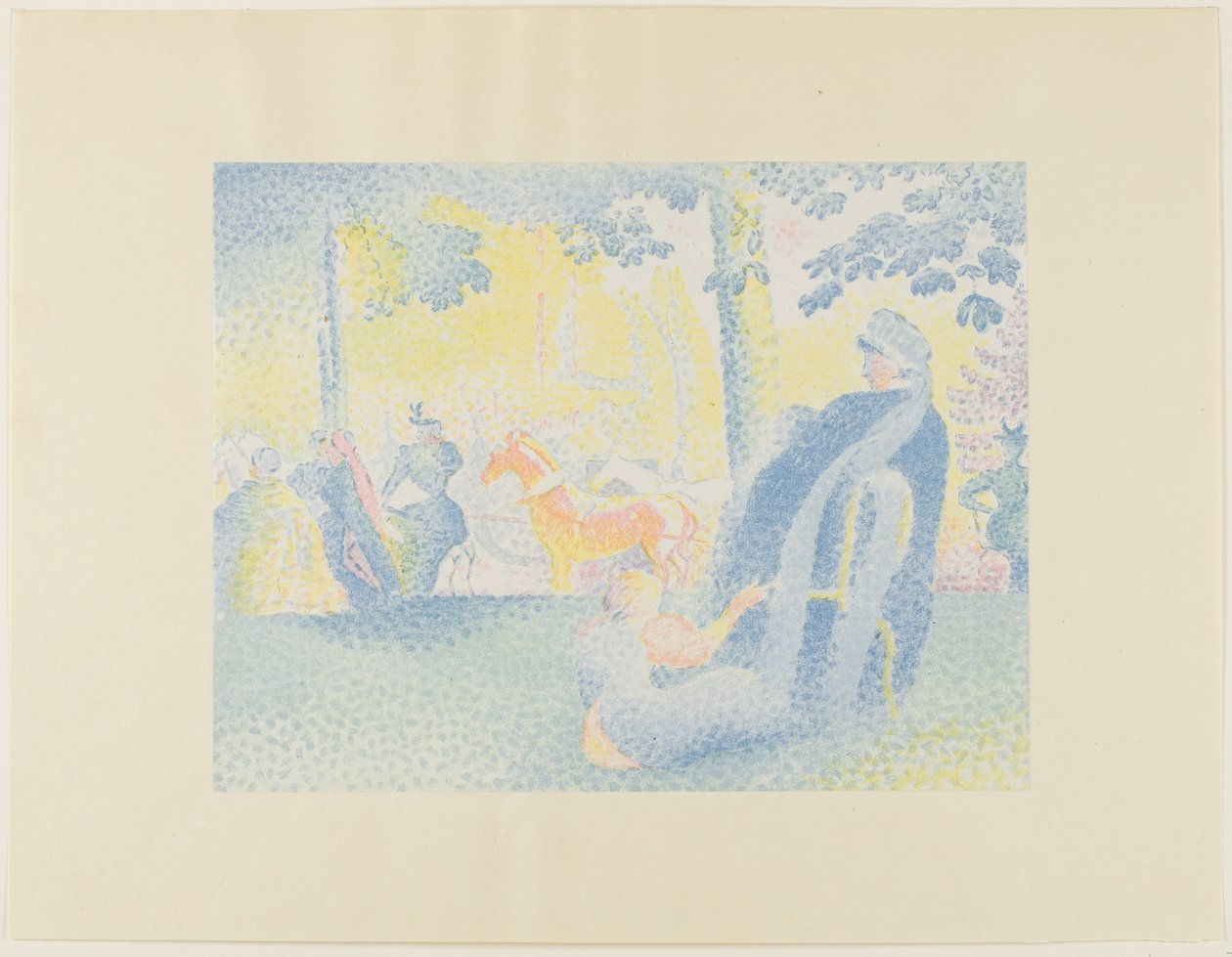 Champs Elysees od Henri Edmond Cross