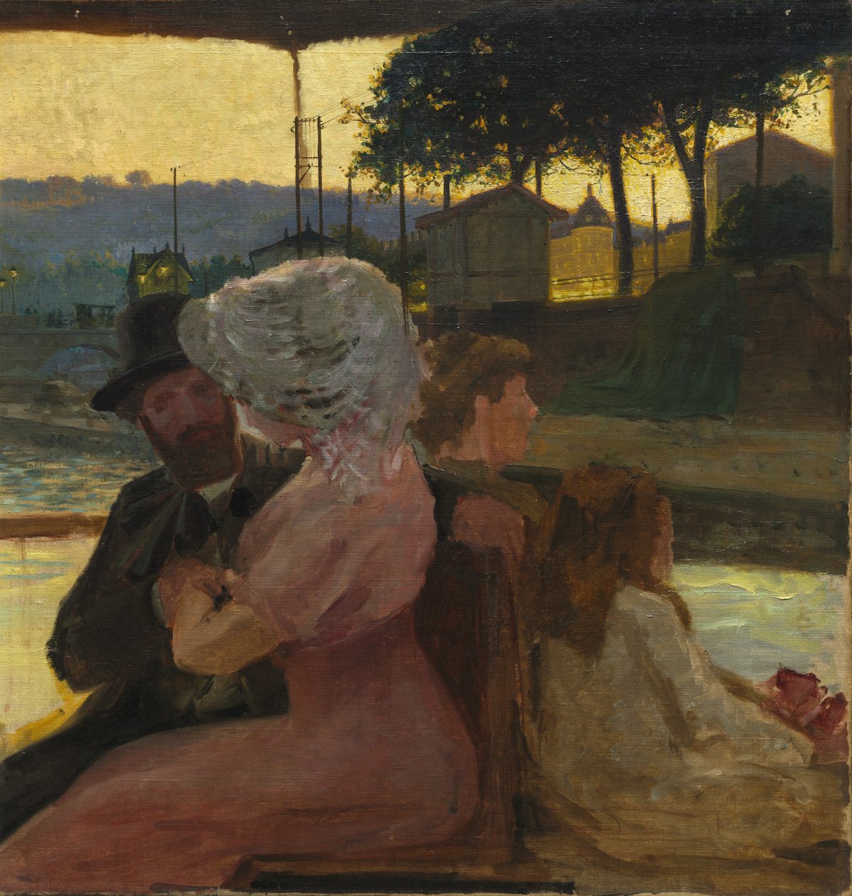Na řece, kolem roku 1900 (olej na plátně) od Henri Edmond Cross