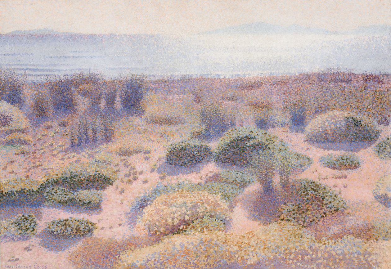 Pláž Vignasse od Henri Edmond Cross