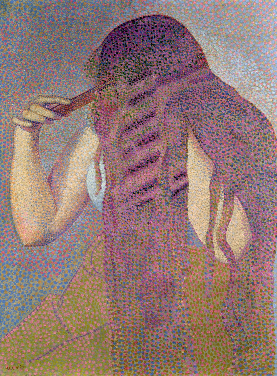 Vlasy, kolem roku 1892 od Henri Edmond Cross