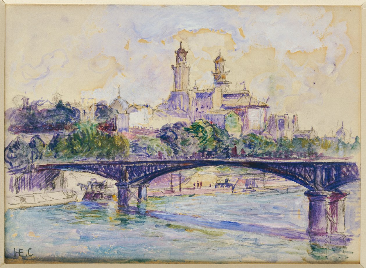 Seina před Trocaderem od Henri Edmond Cross
