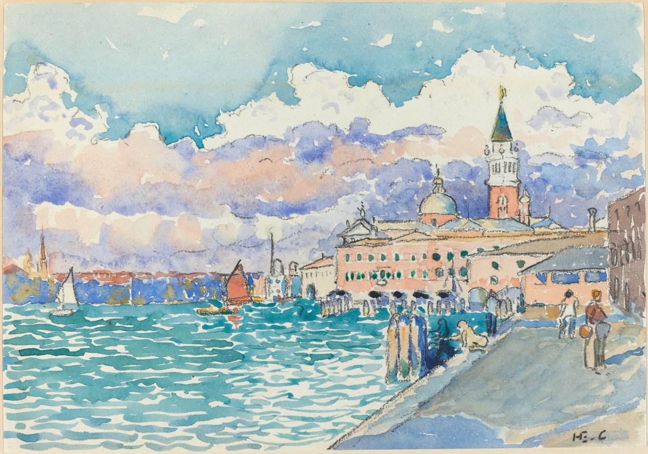 Benátky od Henri Edmond Cross