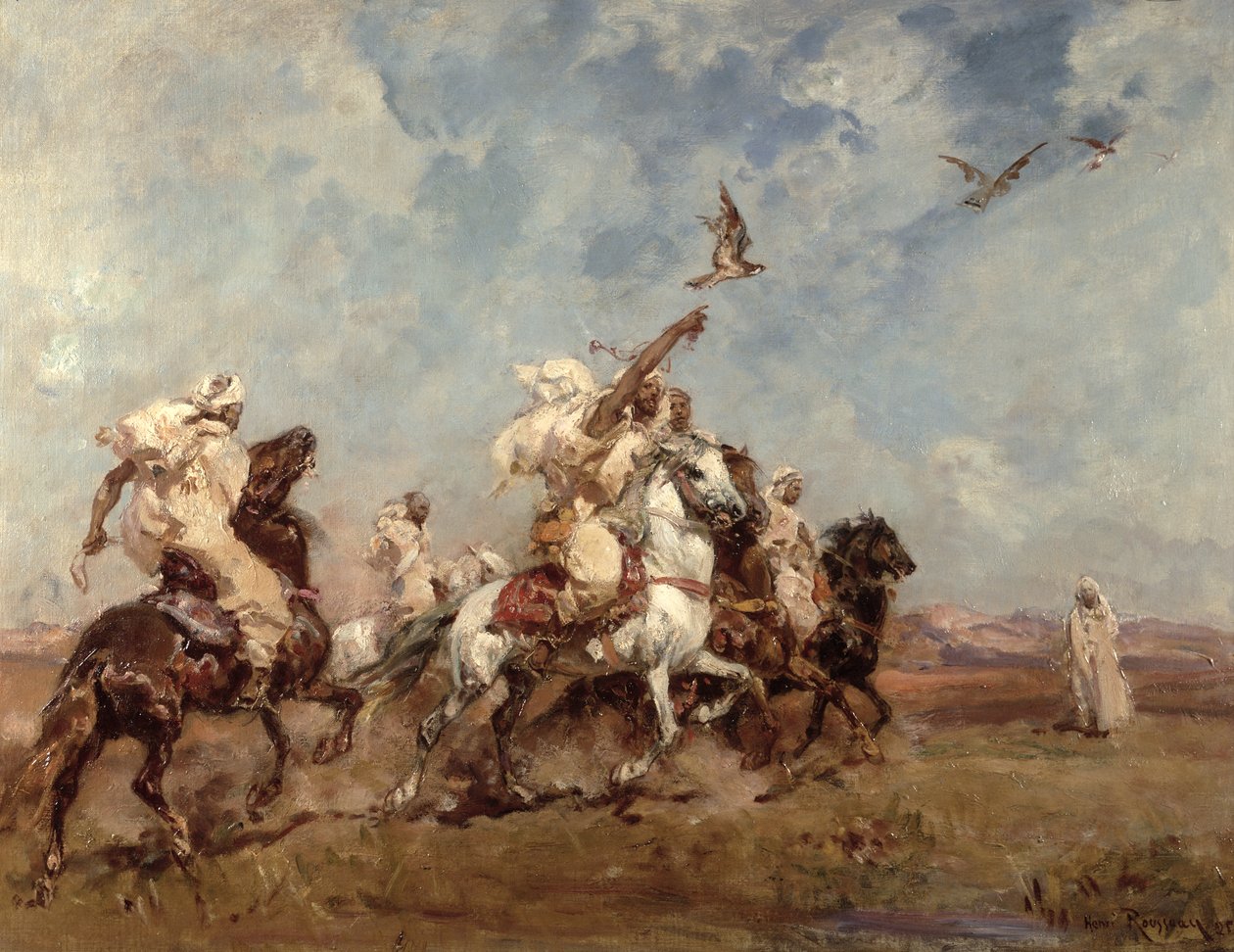 Sokolský sport od Henri Emilien Rousseau