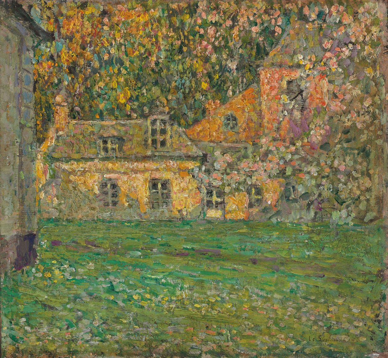 Kvetoucí stromy; kvetoucí stromy od Henri Eugene Augustin Le Sidaner