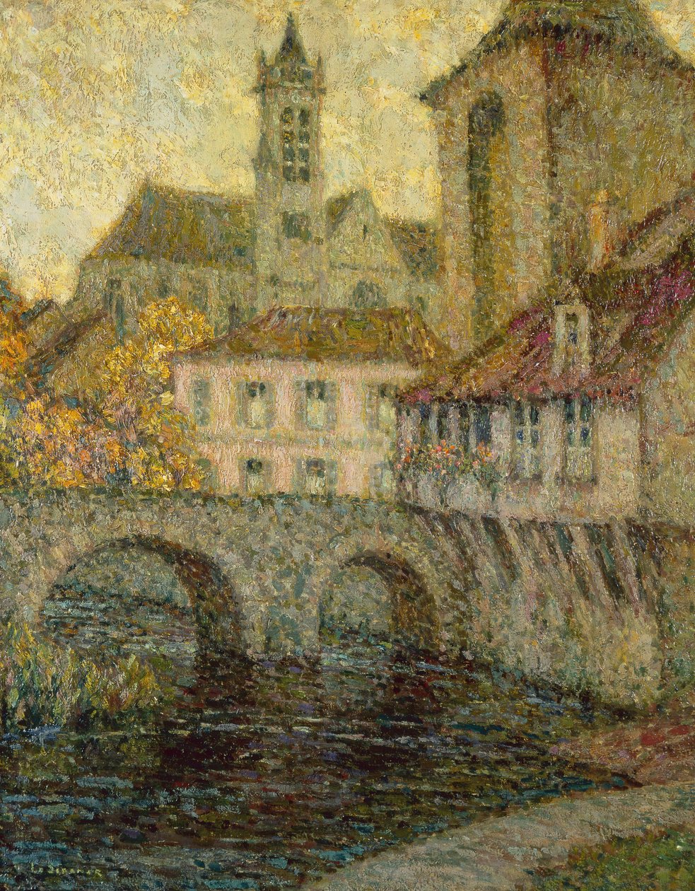 Porte de Bourgogne, Moret od Henri Eugene Augustin Le Sidaner
