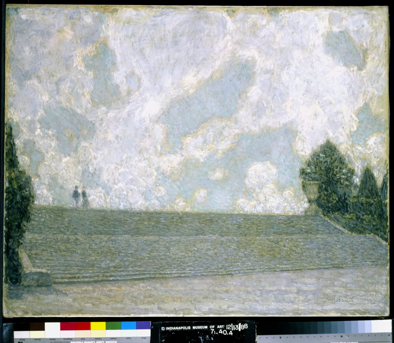 Kroky paláce ve Versailles (Les Marches Du Palais Versailles) (olej na plátně) od Henri Eugene Augustin Le Sidaner