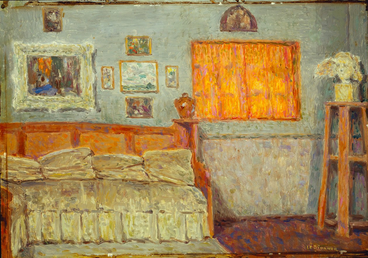 Umělcovo studio, Gerberoy od Henri Eugene Augustin Le Sidaner