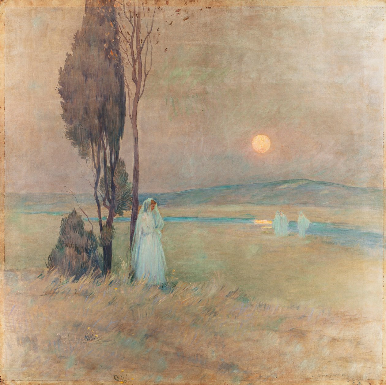 přijímání od Henri Eugene Augustin Le Sidaner