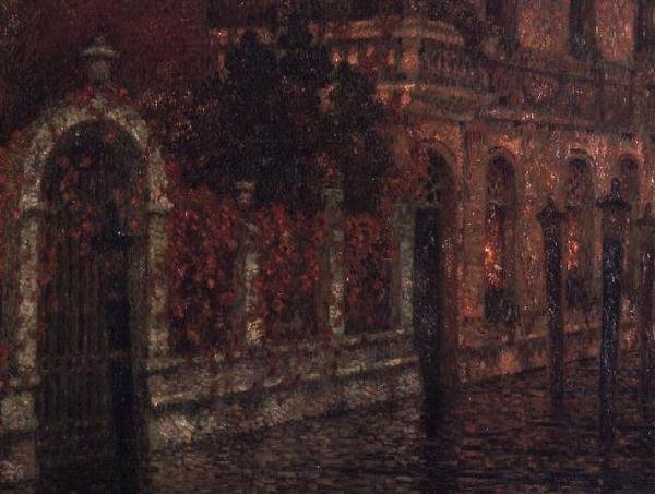 Benátský kanál (olej na plátně) od Henri Eugene Augustin Le Sidaner