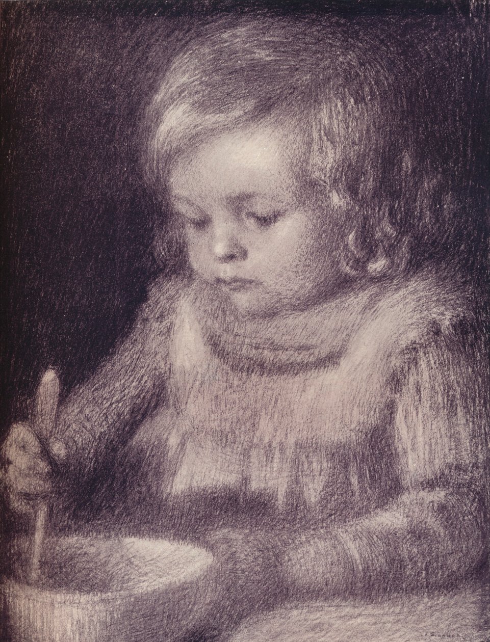 "Dítě", 1901-1902 od Henri Eugene Le Sidaner