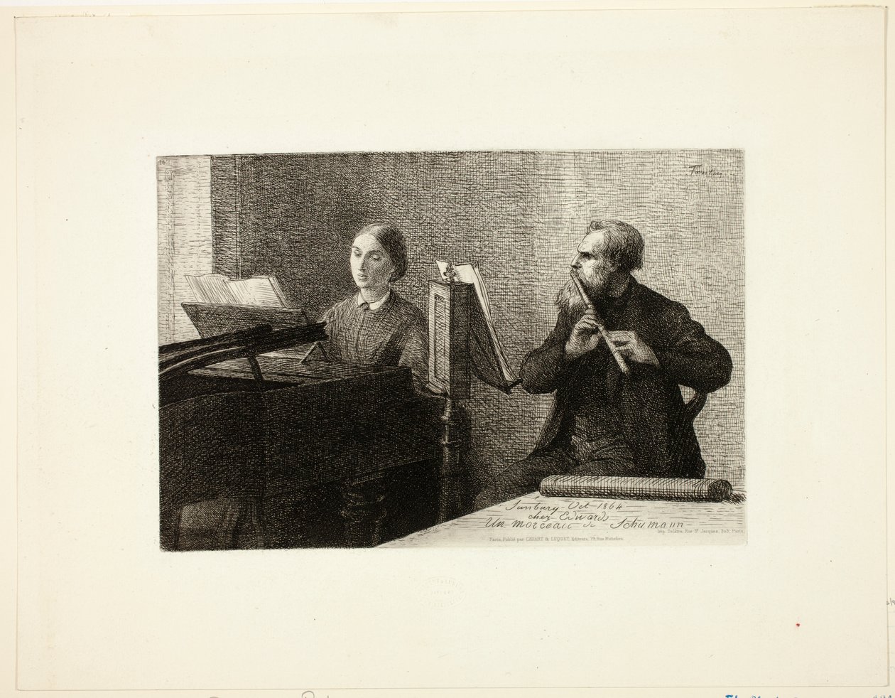 Kousek od Schumanna od Henri Fantin-Latour