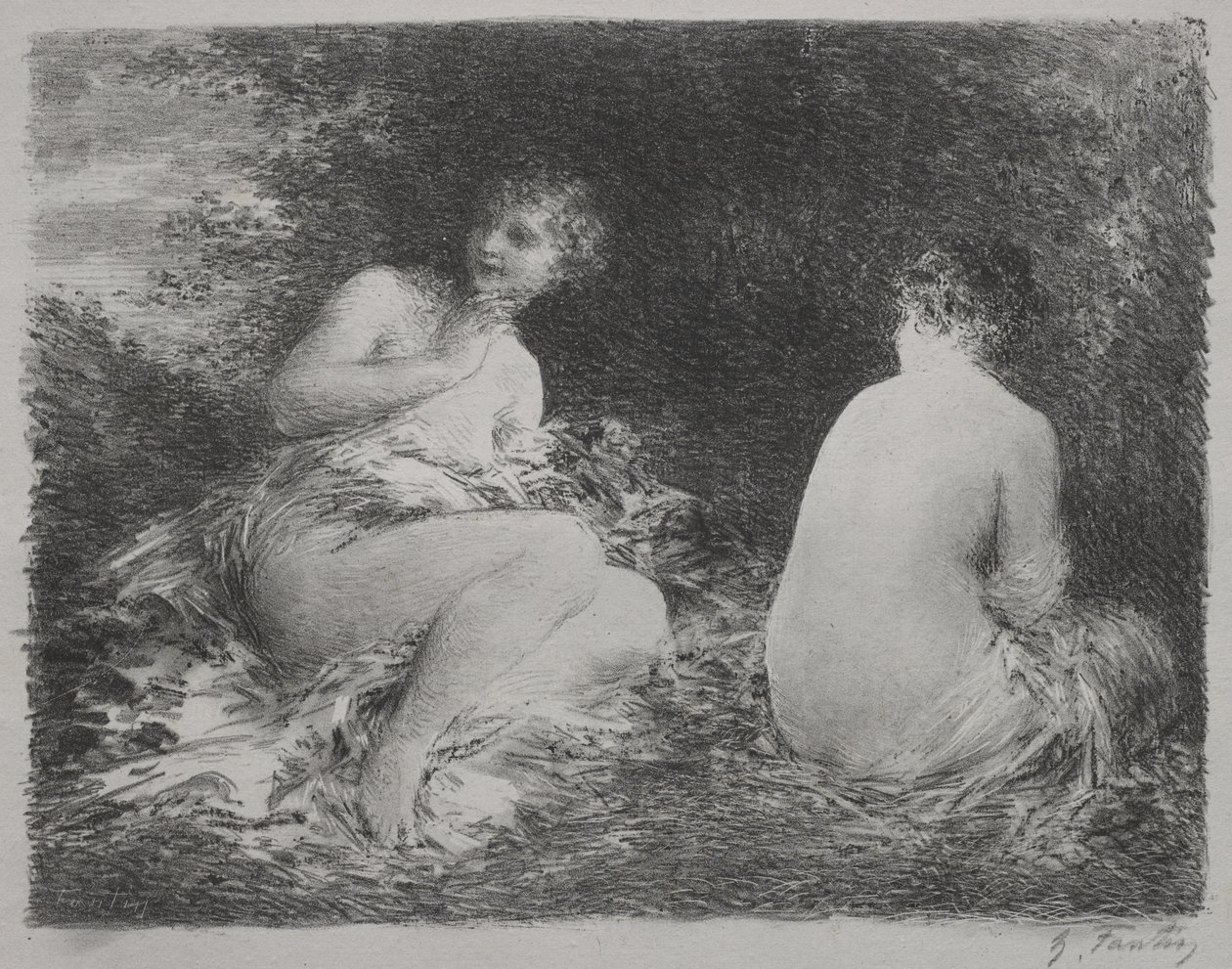 Koupající se od Henri Fantin-Latour