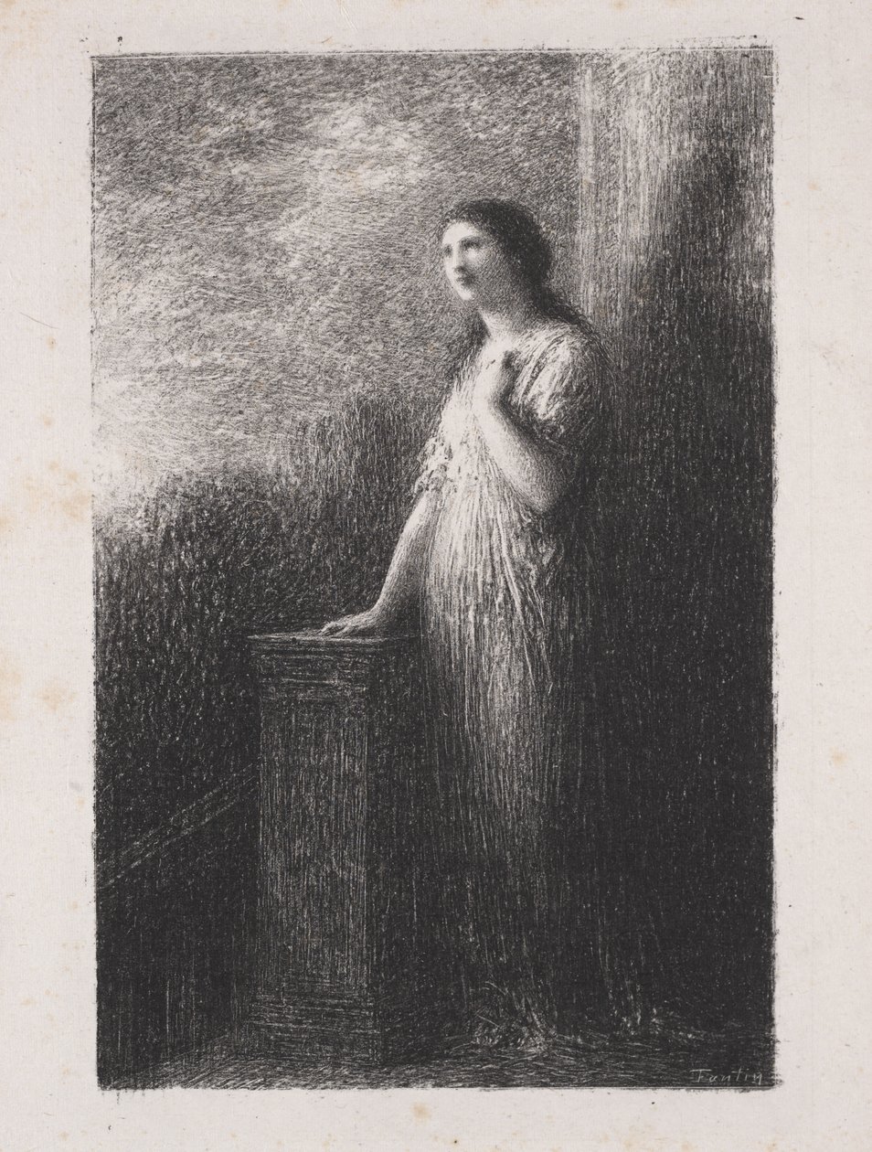 Svěřování se v noci od Henri Fantin-Latour
