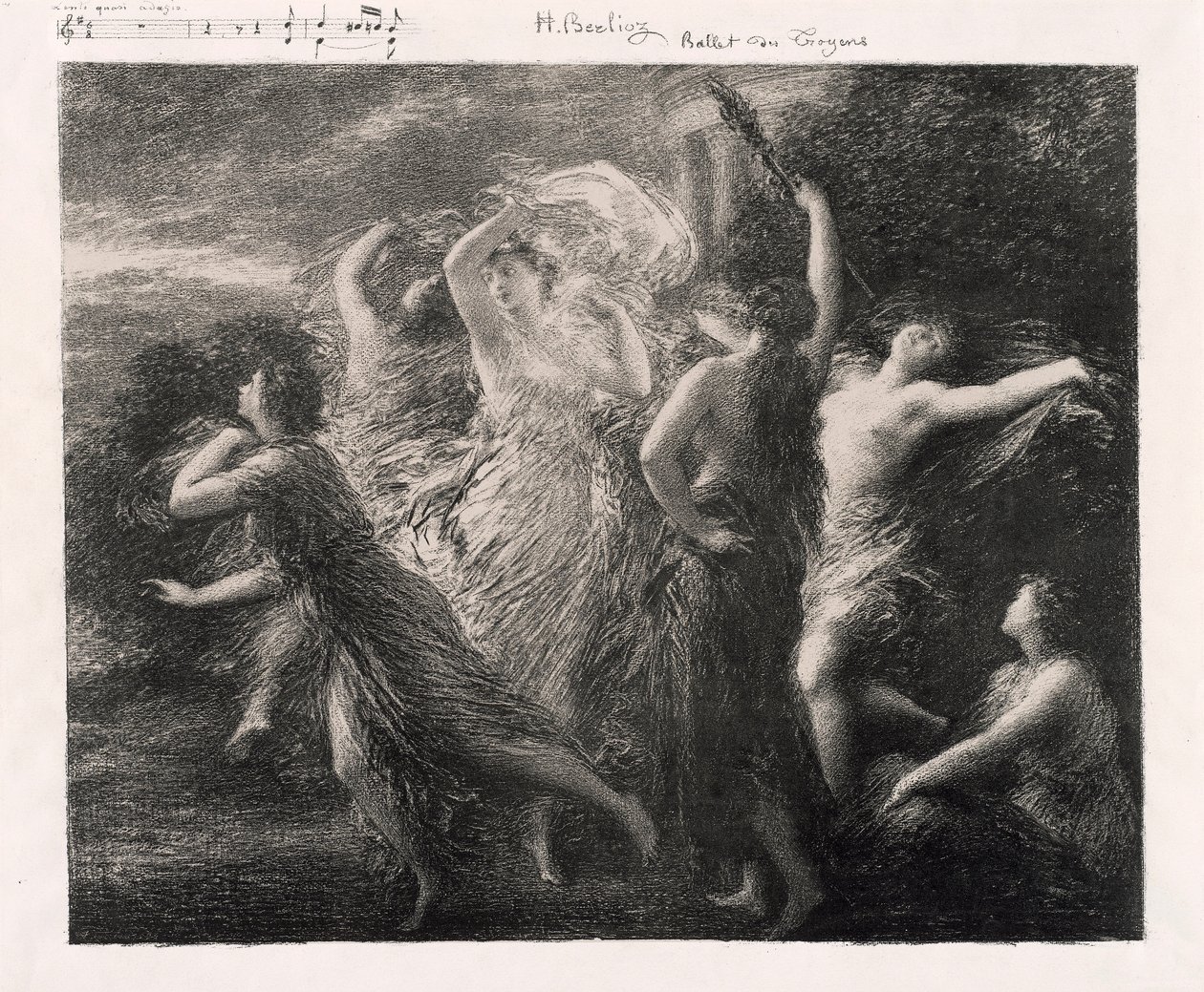 Tanec Trojanů od Henri Fantin-Latour