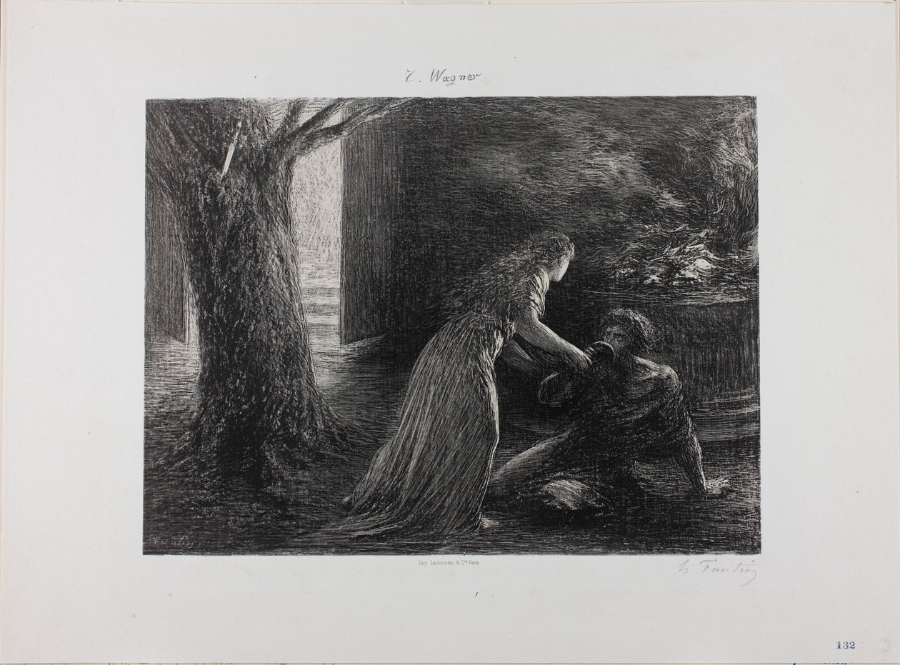 Debut Valkyrie od Henri Fantin-Latour