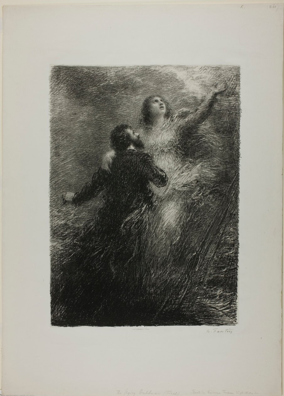 Finále létajícího Holanďana, druhá deska od Henri Fantin-Latour