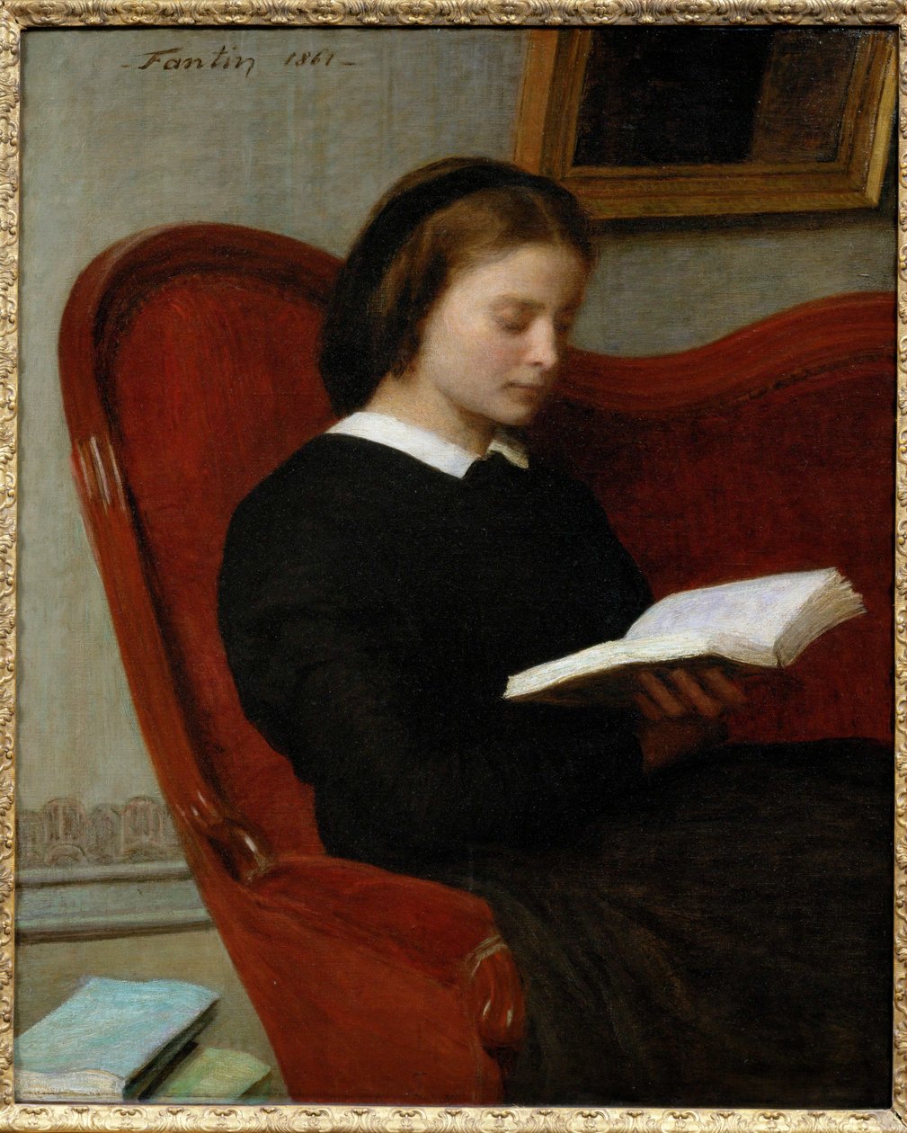 La liseuse - Čtenář od Henri Fantin-Latour