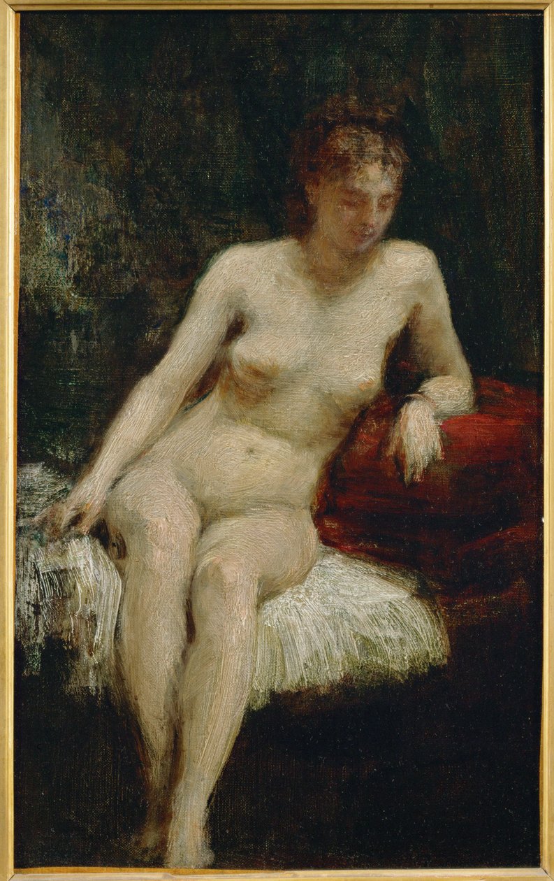 Akt (malba na plátně) od Henri Fantin-Latour