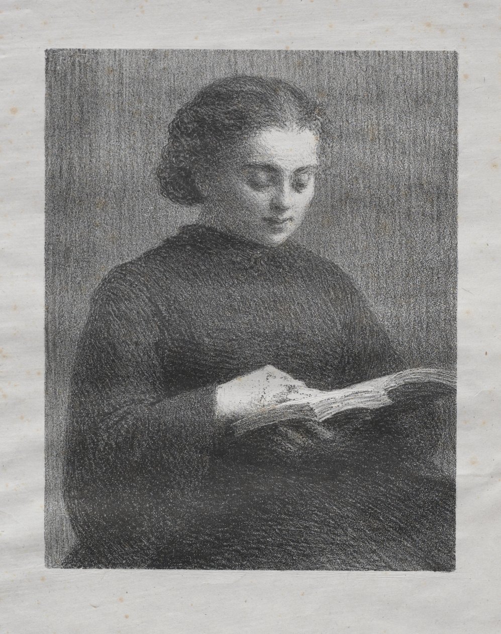 Čtení: Portrét umělcovy sestry od Henri Fantin-Latour