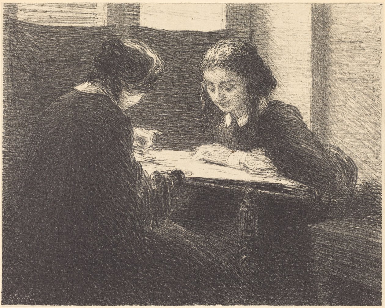 Vyšívačky od Henri Fantin-Latour