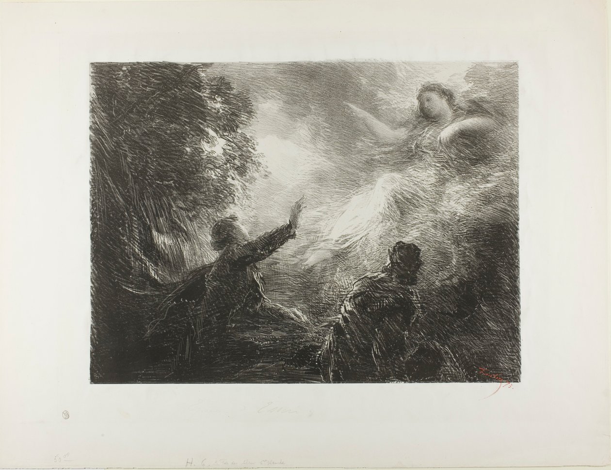 Víla z Alp od Henri Fantin-Latour
