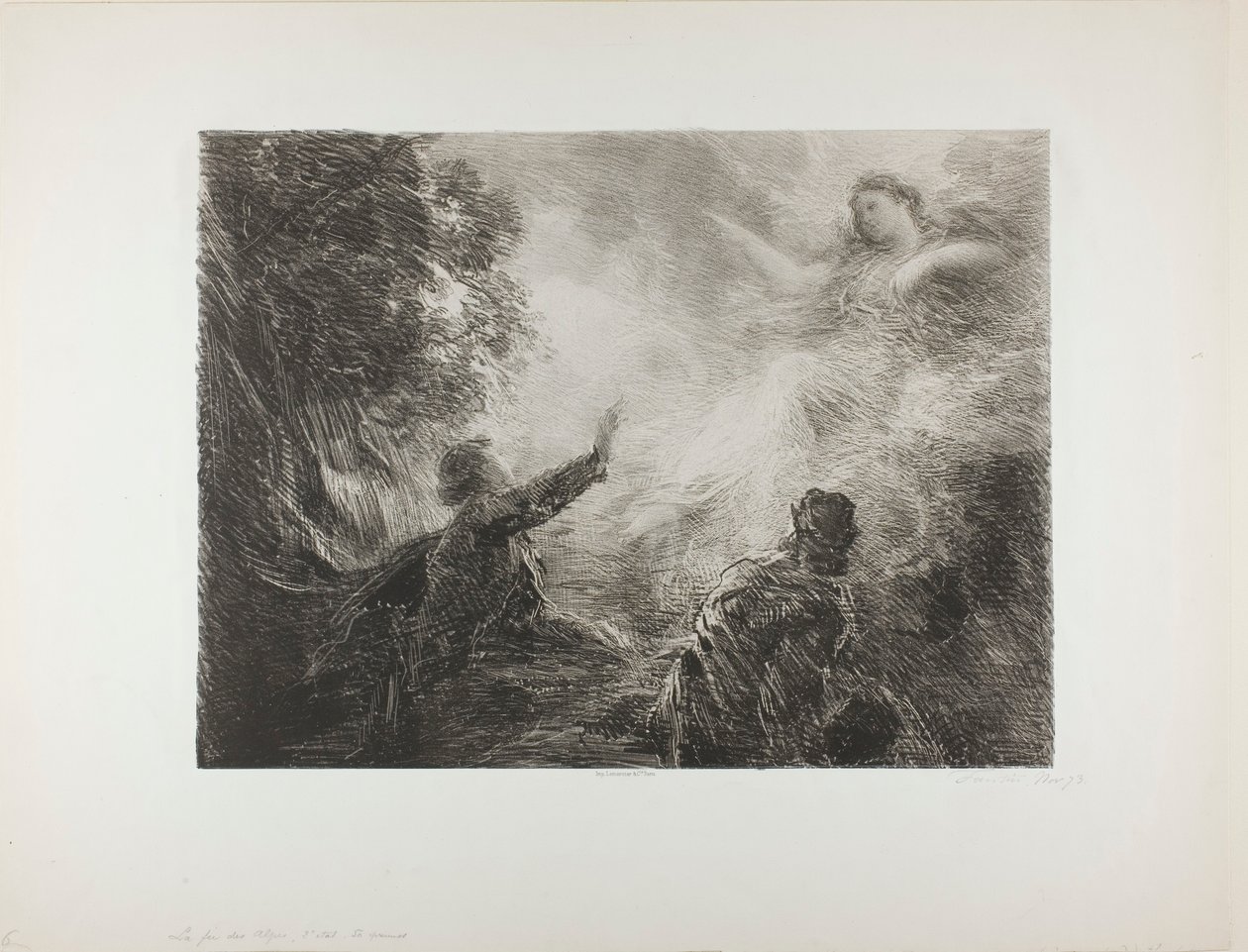 Víla Alp, první deska od Henri Fantin-Latour