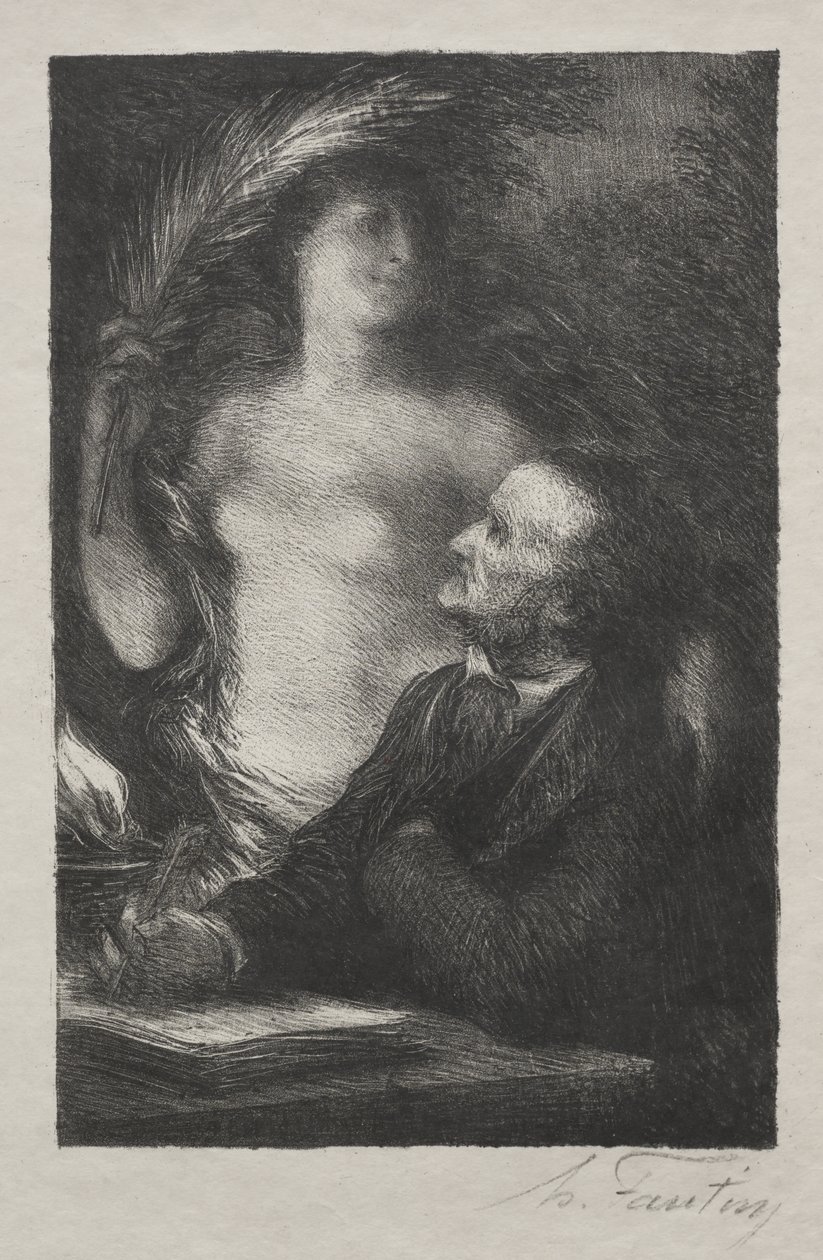 Můza od Henri Fantin-Latour
