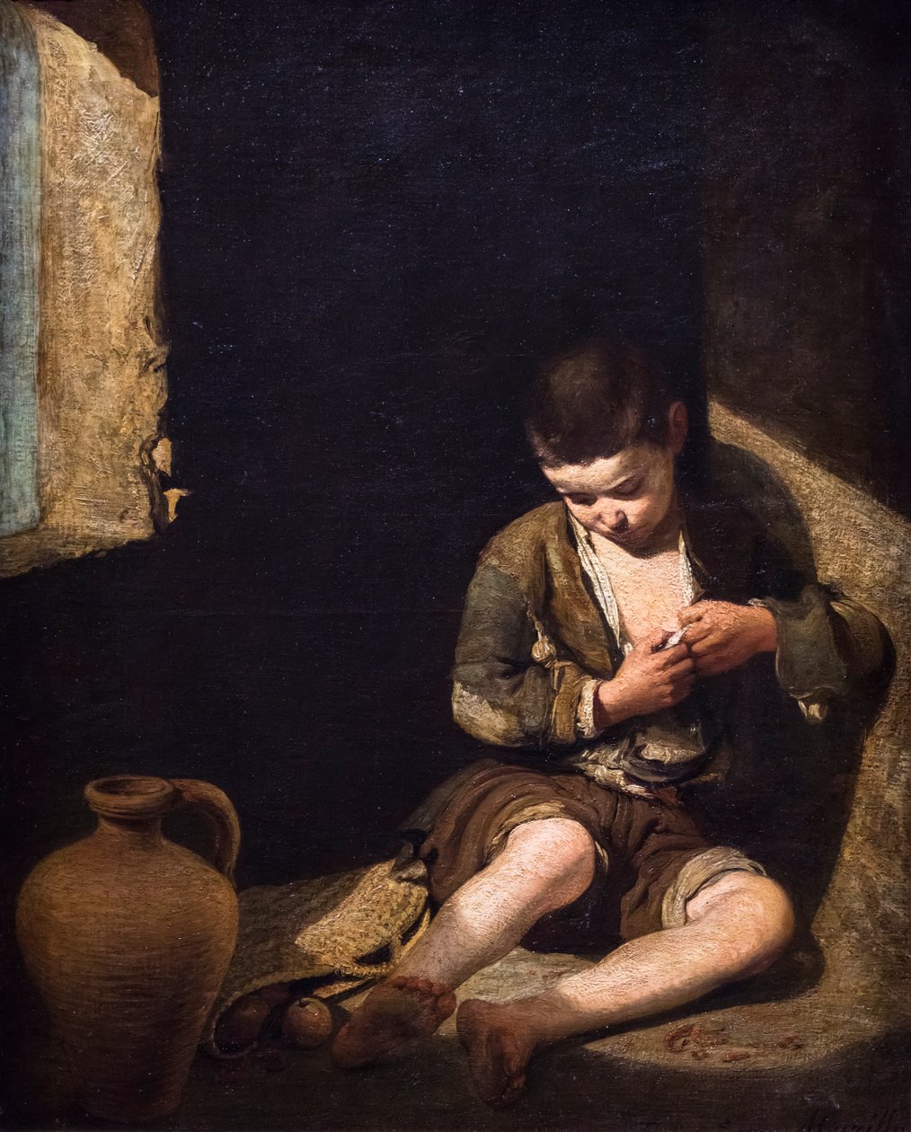 Mladý žebrák podle Murilla od Henri Fantin-Latour