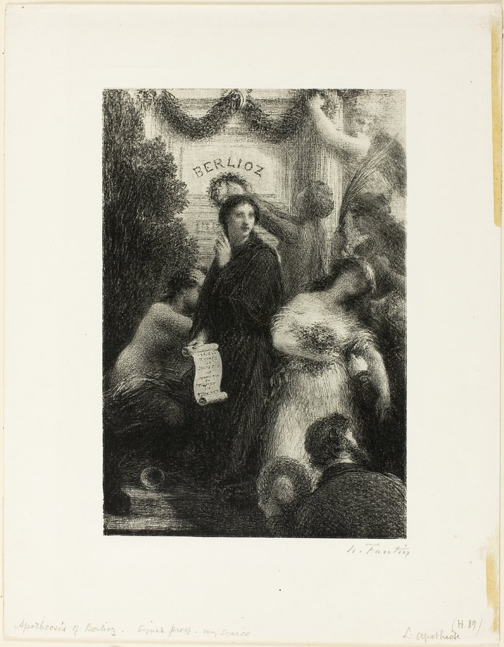Zbožnění od Ignace Henri Jean Fantin Latour