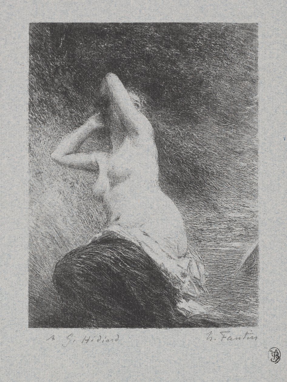 Ariadne od Ignace Henri Jean Fantin Latour
