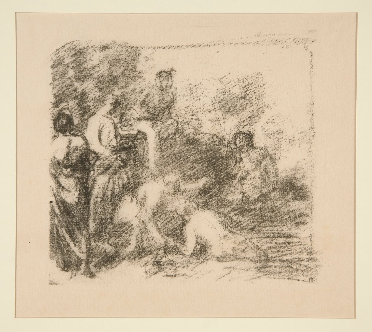 Koupající se od Ignace Henri Jean Fantin Latour