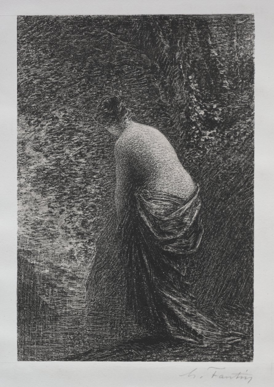 Koupání ve stoje od Ignace Henri Jean Fantin Latour