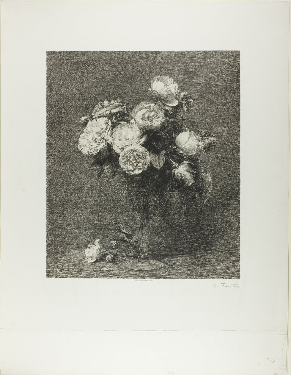 Kytice růží od Henri Fantin Latour