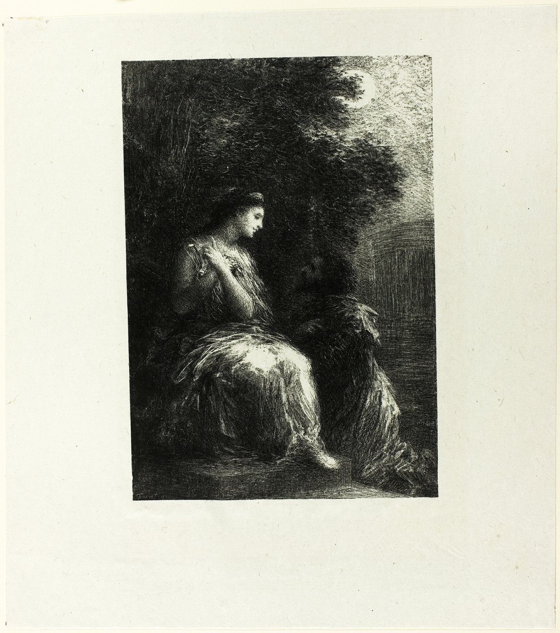 Duet Trojanů, sedmá deska od Ignace Henri Jean Fantin Latour