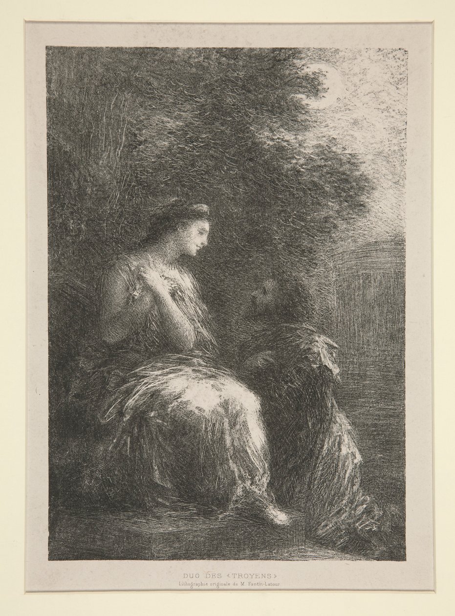 Duo z od Ignace Henri Jean Fantin Latour