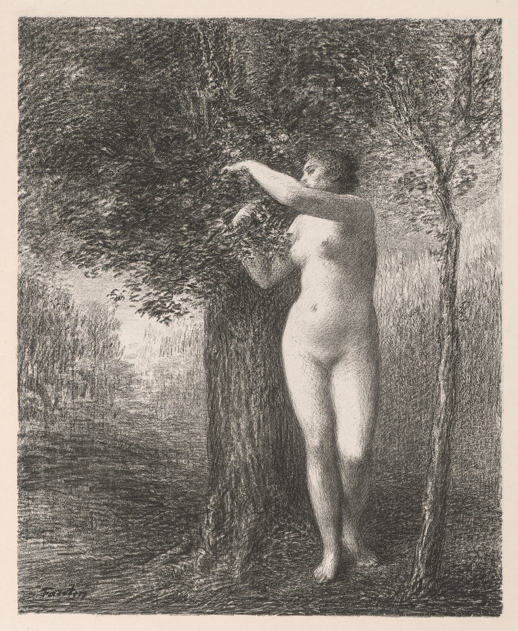 Předvečer od Ignace Henri Jean Fantin Latour