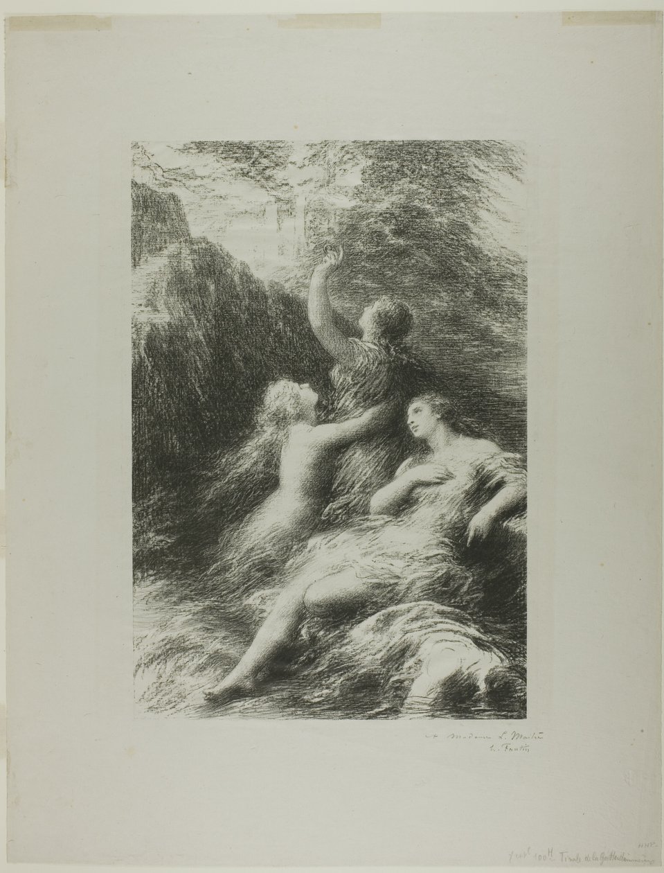 Finále Soumraku bohů od Ignace Henri Jean Fantin Latour