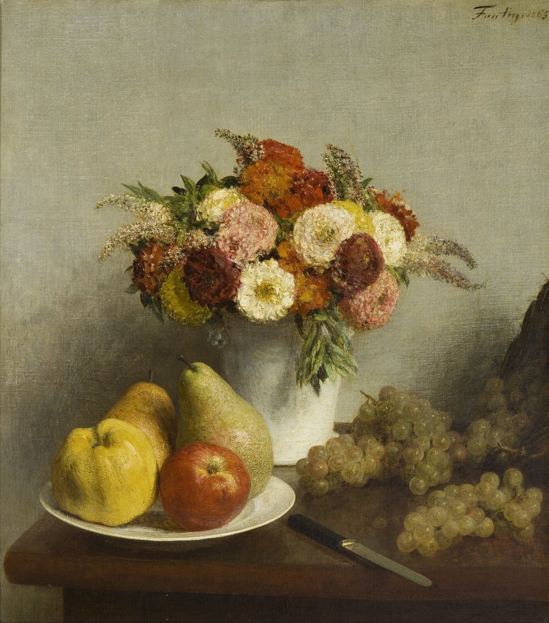 Květiny a ovoce od Henri Fantin Latour
