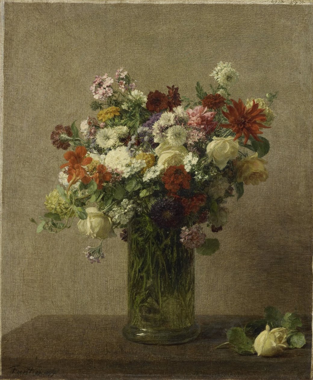 Květiny z Normandie od Ignace Henri Jean Fantin Latour