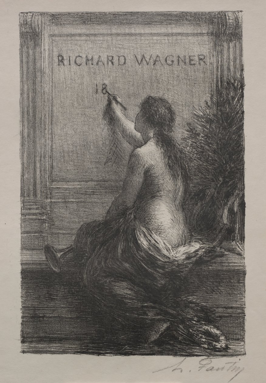 Nesmrtelnost od Ignace Henri Jean Fantin Latour