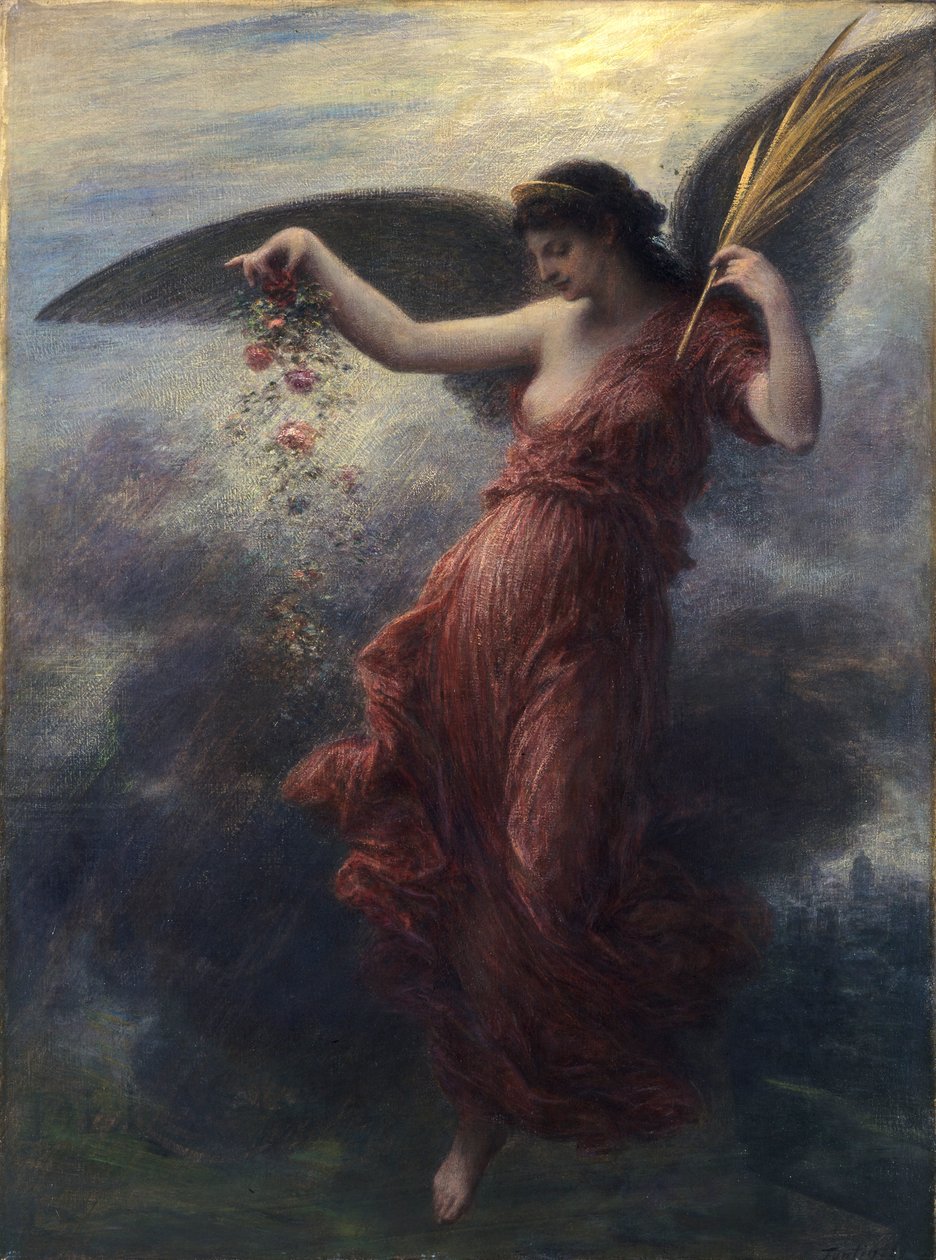 "Nesmrtelnost", 1889 od Ignace Henri Jean Fantin Latour