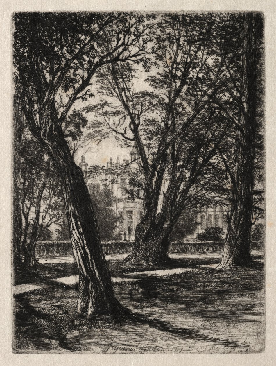 Kensingtonské zahrady od Ignace Henri Jean Fantin Latour