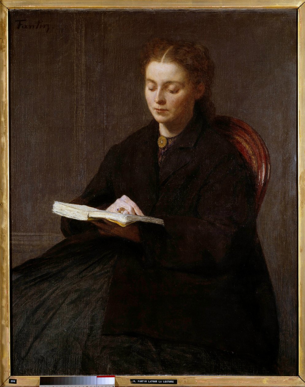 Čtení obrazu Henriho Fantina Latoura (Fantin-Latour od Ignace Henri Jean Fantin Latour