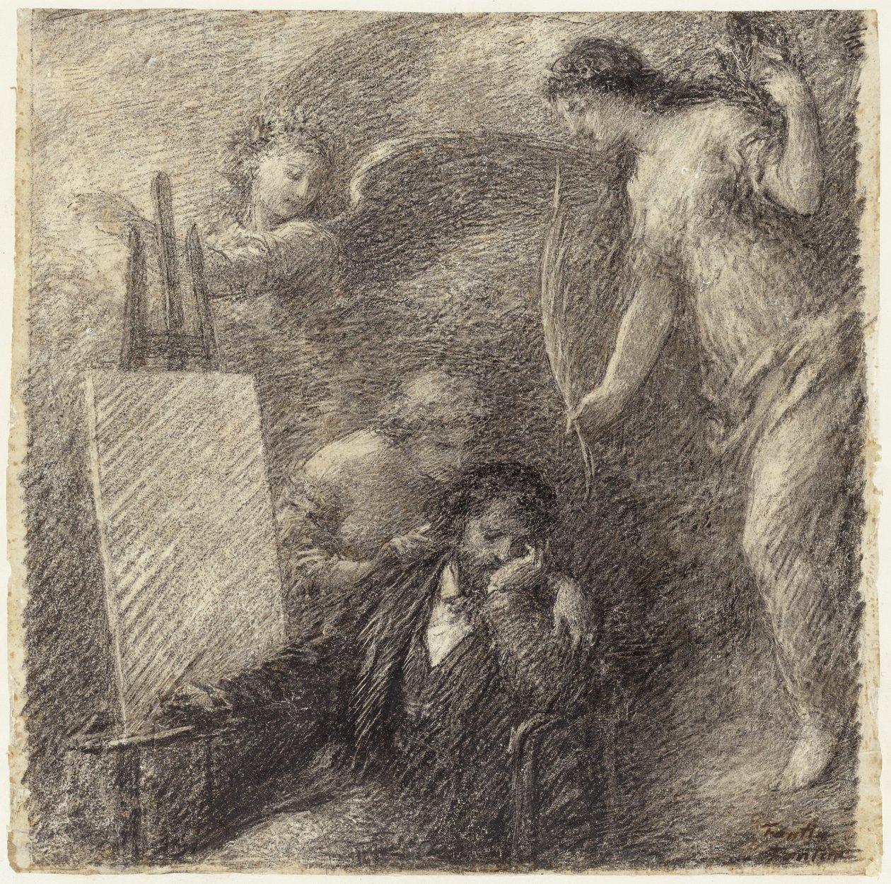 Znechucený umělec od Henri Fantin Latour