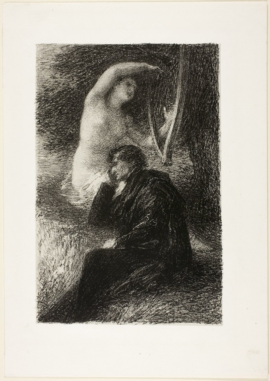 Lélio: Liparská harfa, od Hectora Berlioze, sa vie et ses oeuvres od Ignace Henri Jean Fantin Latour