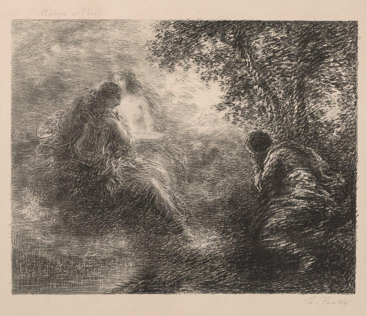Hudba a poezie od Ignace Henri Jean Fantin Latour