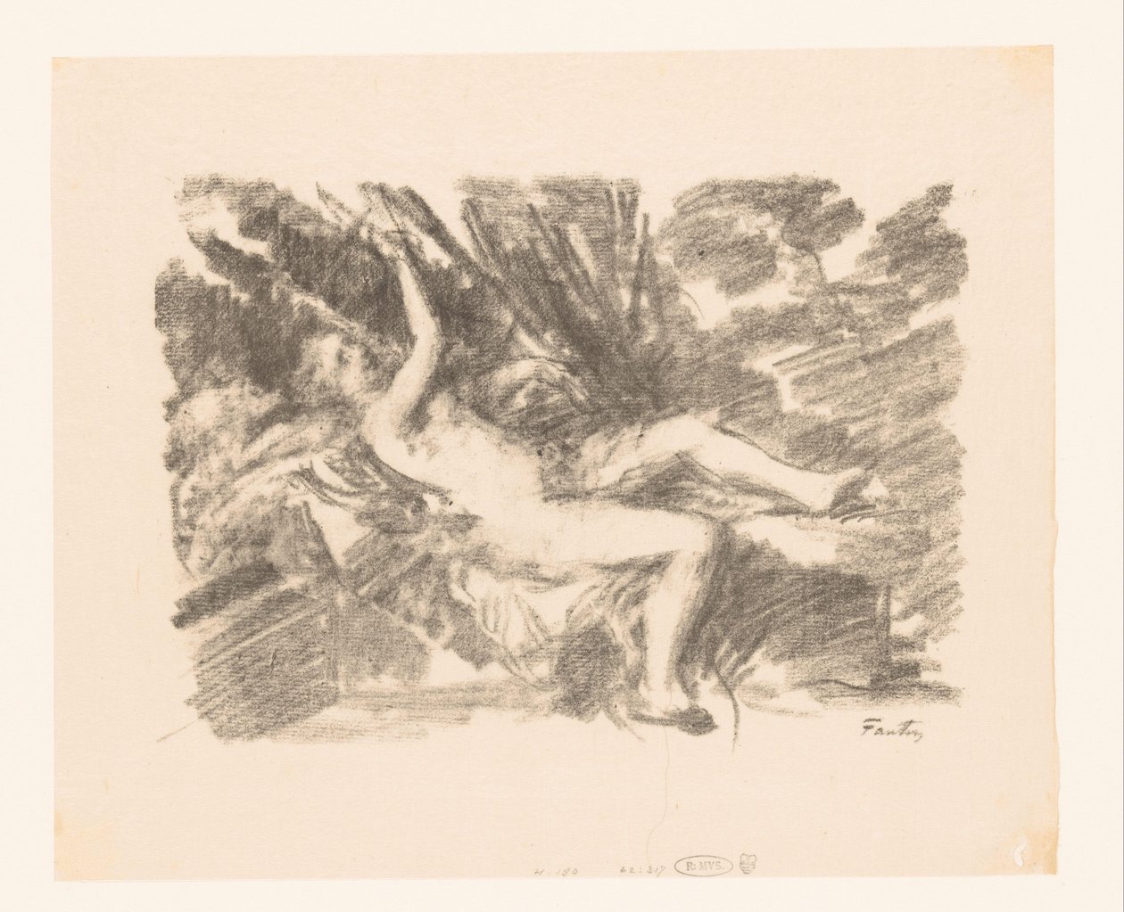Nahá žena se probouzí Le Reveil od Ignace Henri Jean Fantin Latour