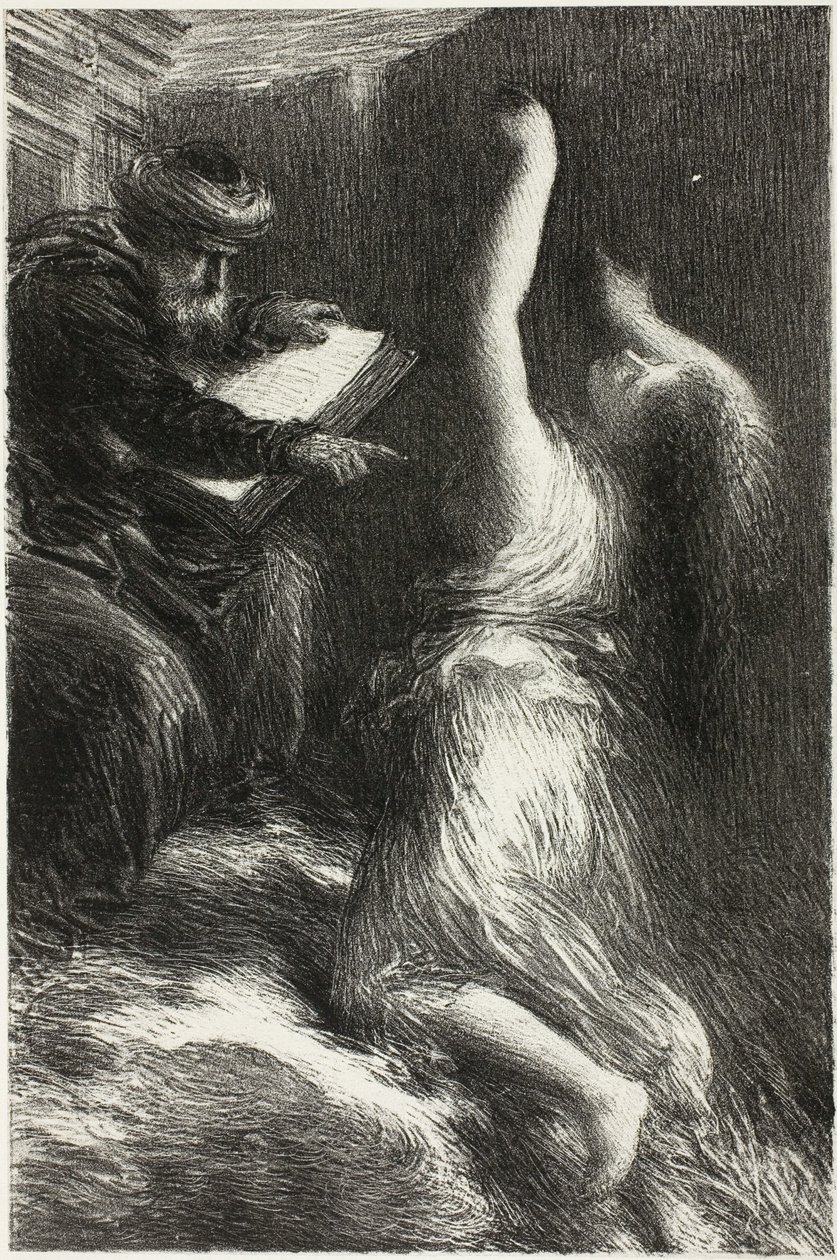 Parsifal, dějství II: Evokace Kundry od Ignace Henri Jean Fantin Latour